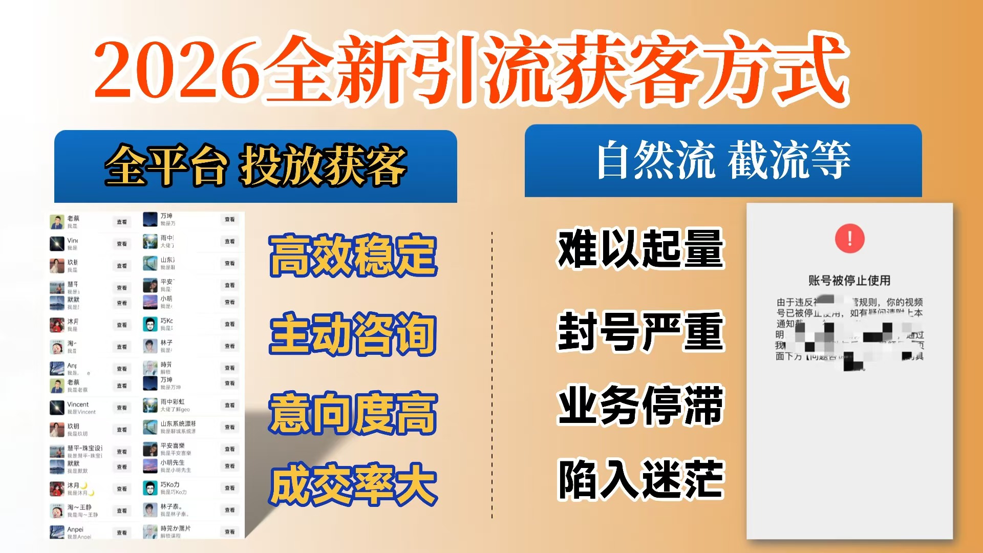 【首发】打破获客壁垒，如何利用投放实现财富自由与事业升级-晨鑫项目库